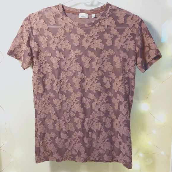 Aritzia lilac t shirt size xxs - Picture 1 of 8